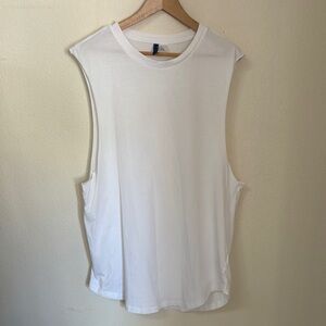 H&M Divided Men’s White Muscle Crew Neck Tee